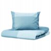 IKEA BRUNKRISSLA KOMPLET POŚCIELI NIEBIESKI 200X200 / 50X60