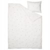 IKEA VANKRETS KOMPLET POŚCIELI W KROPKI 150x200/50x60 CM