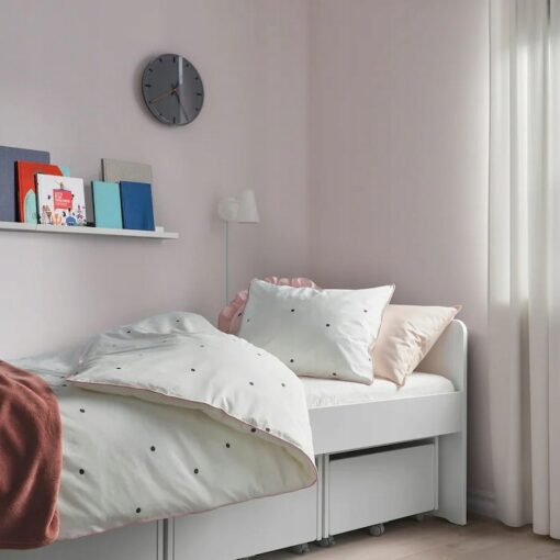 IKEA VANKRETS KOMPLET POŚCIELI W KROPKI 150x200/50x60 CM - obrazek 2