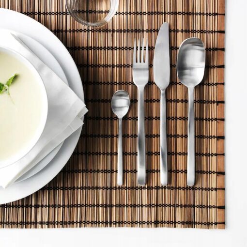 IKEA DATA KOMPLET SZTUĆCÓW SZTUĆCE PREMIUM 24 SZTUKI STAL - obrazek 4