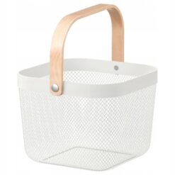IKEA RISATORP KOSZ NA ŻYWNOŚĆ AKCESORIA BIAŁY 25X26X18 CM