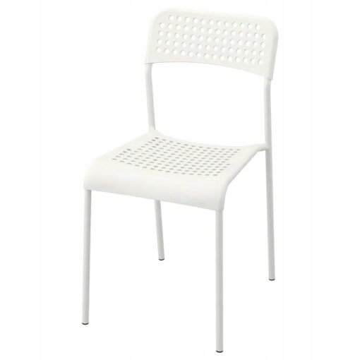 IKEA ADDE KRZESŁO BIAŁE DO JADALNI