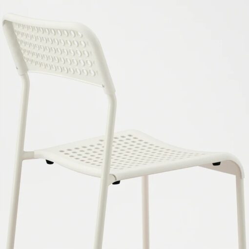IKEA ADDE KRZESŁO BIAŁE DO JADALNI - obrazek 4