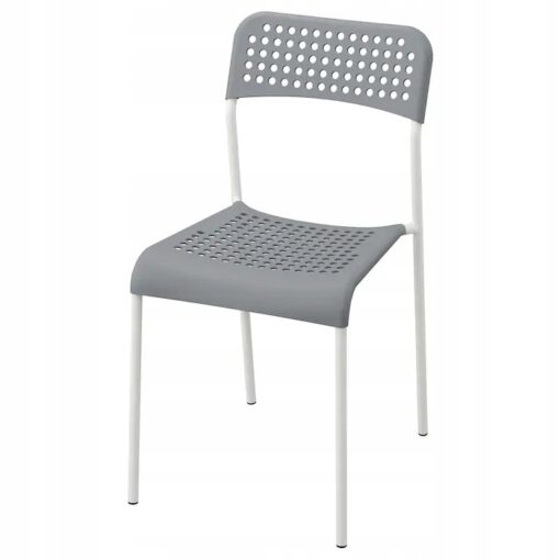 IKEA ADDE KRZESŁO DO JADALNI SZARE
