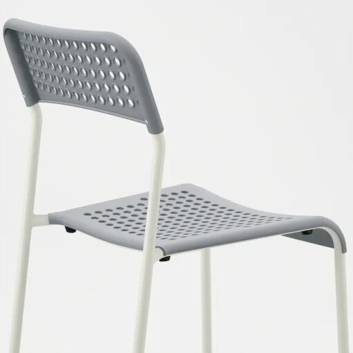IKEA ADDE KRZESŁO DO JADALNI SZARE - obrazek 4
