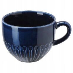 IKEA STRIMMIG KUBEK NIEBIESKI 360 ML