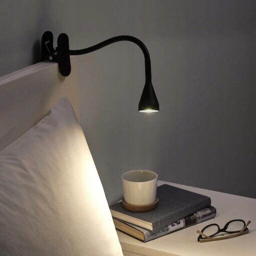 IKEA NAVLINGE LAMPA LED LAMPKA REFLEKTOR Z KLAMRĄ CZARNY - obrazek 2