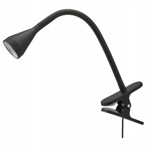 IKEA NAVLINGE LAMPA LED LAMPKA REFLEKTOR Z KLAMRĄ CZARNY