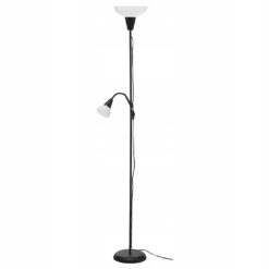 IKEA TAGARP LAMPA PODŁOGOWA / DO CZYTANIA CZARNA /BIAŁA 178 CM