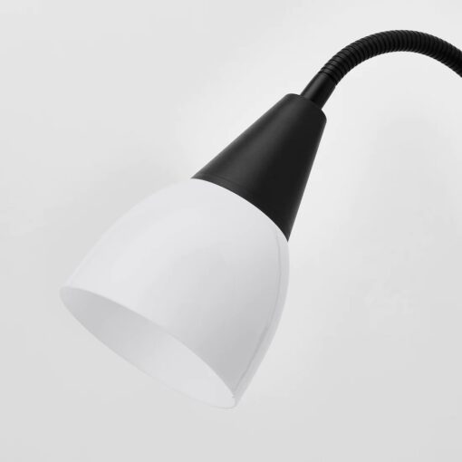 IKEA TAGARP LAMPA PODŁOGOWA / DO CZYTANIA CZARNA /BIAŁA 178 CM - obrazek 4