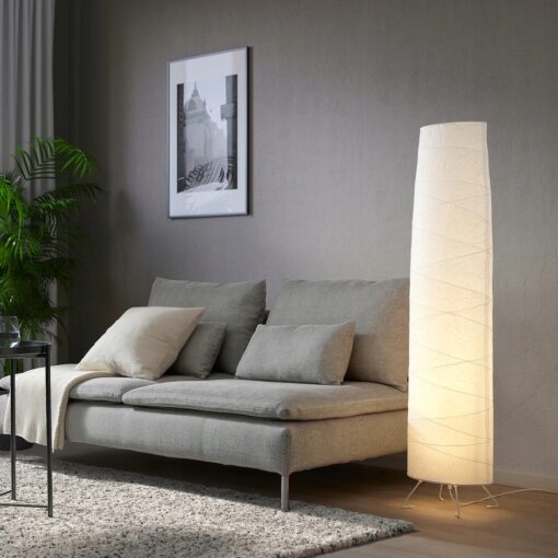 IKEA VICKLEBY LAMPA PODŁOGOWA BIAŁA 136 CM - obrazek 2