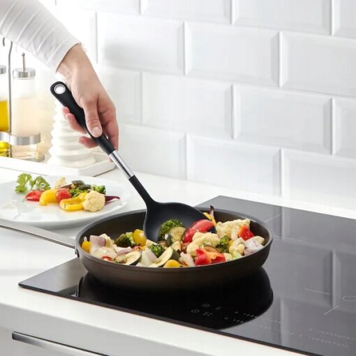 IKEA HJALTE ŁOPATKA KUCHENNA DO WOKA STAL NIERDZ 34 CM - obrazek 2