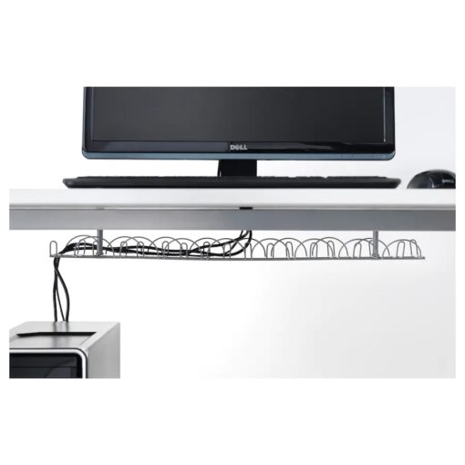 IKEA SIGNUM MASKOWNICA ORGANIZER DO KABLI SREBRNY 70cm - obrazek 2