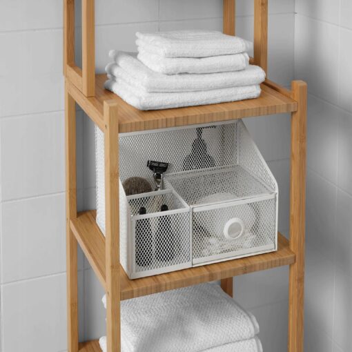 IKEA DRONJONS ORGANIZER NA BIURKO NA DOKUMENTY BIAŁY STALOWY - obrazek 7