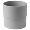 IKEA NYPON OSŁONA DONICZKI DONICA SZARA 19 CM