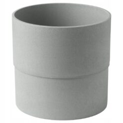 IKEA NYPON OSŁONA DONICZKI DONICA SZARA 19 CM