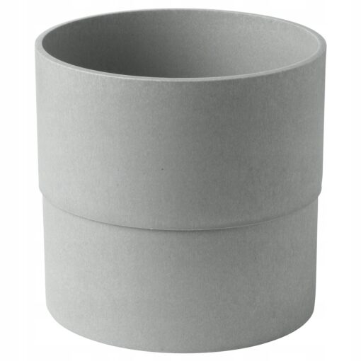 IKEA NYPON OSŁONA DONICZKI DONICA SZARA 19 CM
