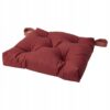 IKEA MALINDA PODUSZKA NA KRZESŁO BORDOWA BAWEŁNIANA 40X38CM
