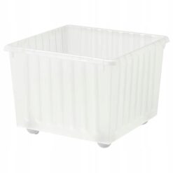 IKEA VESSLA POJEMNIK NA KÓŁKACH BIAŁY 39X39 CM