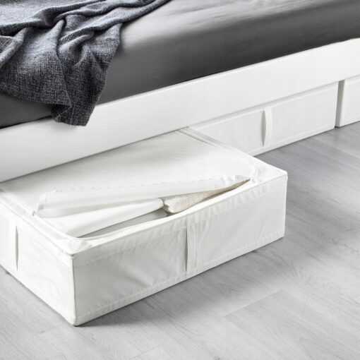 IKEA SKUBB POJEMNIK NA UBRANIA POŚCIEL PUDEŁKO BIAŁY 69x55x19 - obrazek 3