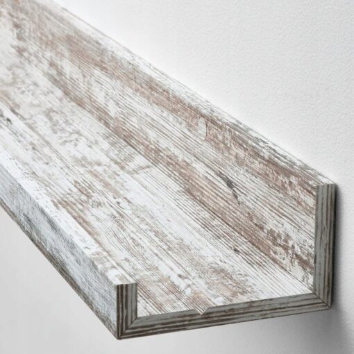 IKEA MOSSLANDA PÓŁKA NA ZDJĘCIA BIAŁA / SOSNA 115 cm - obrazek 4