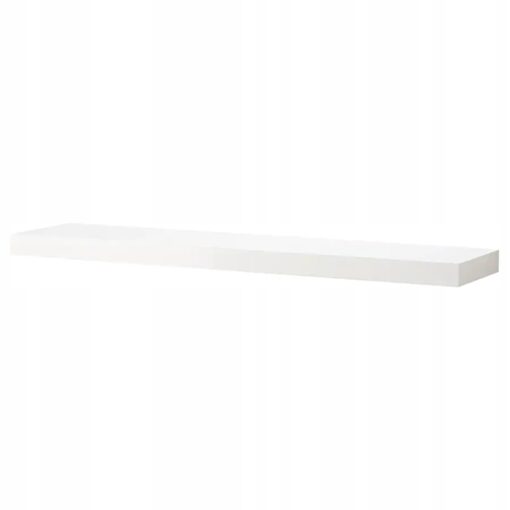IKEA LACK PÓŁKA ŚCIENNA NA ŚCIANĘ BIAŁA POŁYSK 110x26CM
