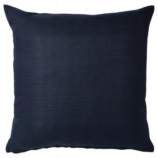 IKEA MAJBRAKEN POSZEWKA PODUSZKI CZARNA/NIEBIESKA 50x50