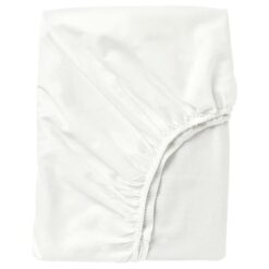 IKEA FARGMARA PRZEŚCIERADŁO Z GUMKĄ BIAŁE 140X200 CM