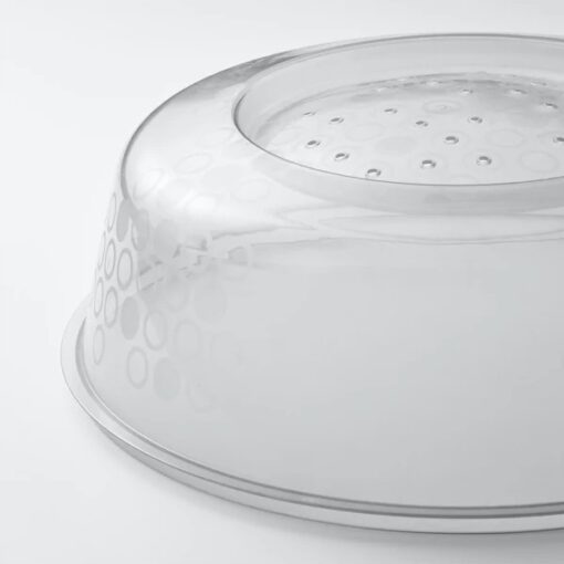 IKEA PRICKIG PRZYKRYWKA DO KUCHENKI MIKROFALOWEJ SZARA 26 CM - obrazek 4