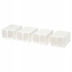 IKEA SKUBB PUDEŁKO NA BUTY POJEMNIK PUDEŁKA ZESTAW 4 SZTUKI