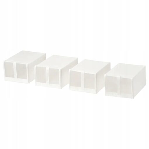 IKEA SKUBB PUDEŁKO NA BUTY POJEMNIK PUDEŁKA ZESTAW 4 SZTUKI
