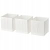 IKEA SKUBB PUDEŁKO ORGANIZER BIAŁY 31X34X33 CM 3 SZT.