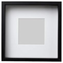 IKEA SANNAHED RAMKA NA ZDJĘCIA CZARNA RAMA 25X25 CM