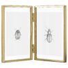 IKEA LERBODA RAMKA NA ZDJĘCIA ZŁOTY KOLOR 10X15CM