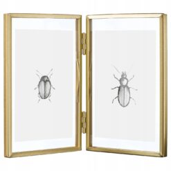 IKEA LERBODA RAMKA NA ZDJĘCIA ZŁOTY KOLOR 10X15CM