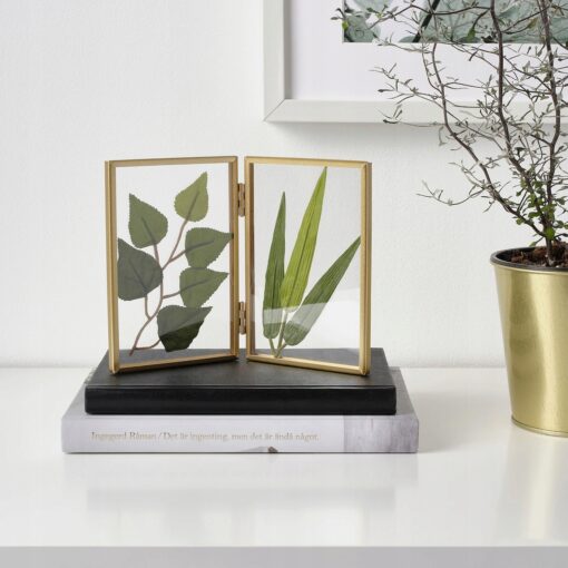 IKEA LERBODA RAMKA NA ZDJĘCIA ZŁOTY KOLOR 10X15CM - obrazek 4