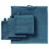 IKEA VAGSJON RĘCZNIK ZESTAW NIEBIESKI 30x30 cm