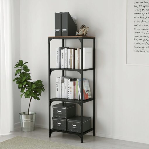 IKEA FJALLBO REGAŁ CZARNY 51x136 CM - obrazek 4