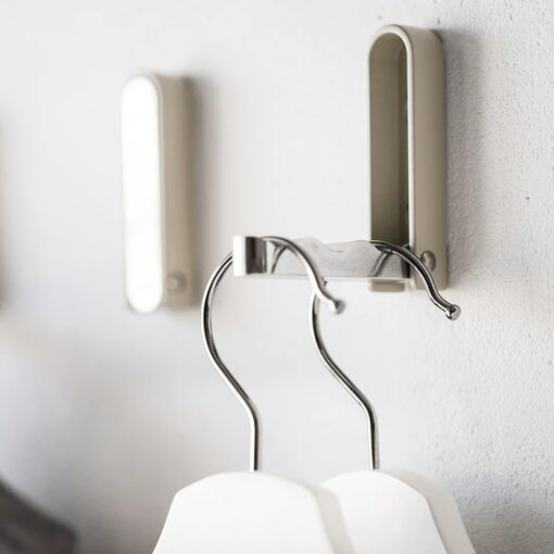 IKEA KLYKET SKŁADANY HAK ALUMINIUM / BEŻ 3 SZT. - obrazek 5