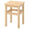 IKEA ODDVAR STOŁEK TABORET SOSNA 32x32x55 CM