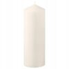 IKEA FENOMEN ŚWIECA BRYŁOWA BEZZAPACHOWA BIAŁA 29 CM