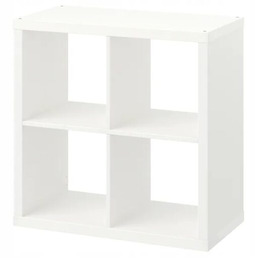 IKEA KALLAX SZAFKA REGAŁ BIAŁY 4 SEGMENTY 77x77 CM