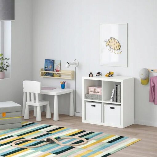 IKEA KALLAX SZAFKA REGAŁ BIAŁY 4 SEGMENTY 77x77 CM - obrazek 4