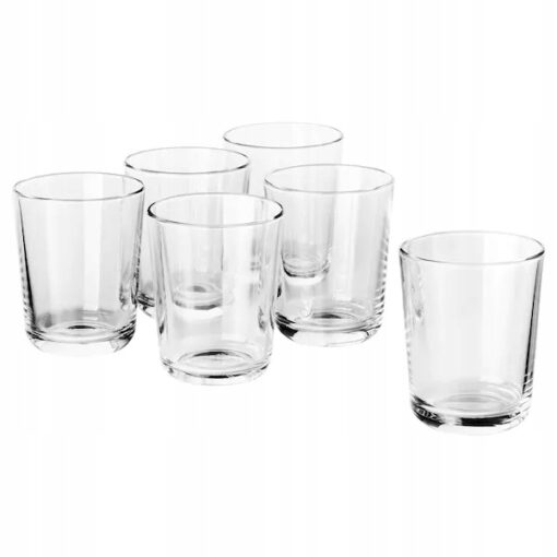 IKEA 365+ SZKLANKA ZESTAW 6 SZTUK SZKŁO 200 ML