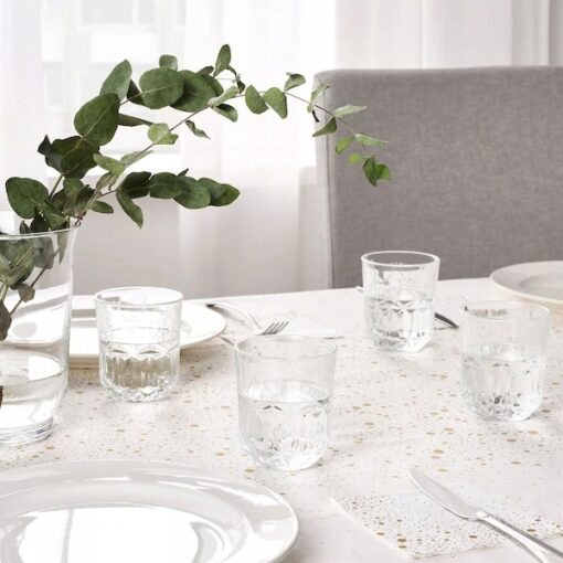 IKEA SALLSKAPLIG SZKLANKA ZESTAW SZKLANEK 4 SZTUK 270 ML - obrazek 4