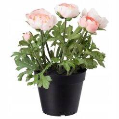 IKEA FEJKA SZTUCZNA ROŚLINA DONICZKOWA JASKIER RÓŻOWY 12 CM