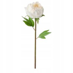 IKEA SMYCKA SZTUCZNY KWIAT PIWONIA BIAŁA 30 CM