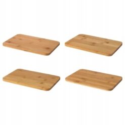 IKEA BRONSSOPP TACA DESECZKA NA KANAPKI BAMBUS 15x23 CM 4 SZT
