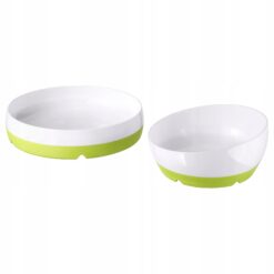 IKEA SMAGLI TALERZ + MISKA DO KARMIENIA DZIECKA 2 SZT.
