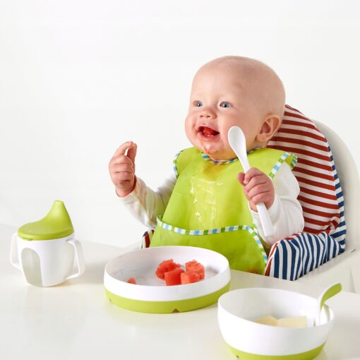 IKEA SMAGLI TALERZ + MISKA DO KARMIENIA DZIECKA 2 SZT. - obrazek 4